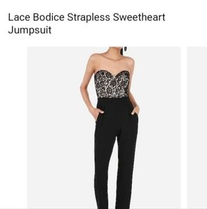 Lace Bodice Jumpsuit